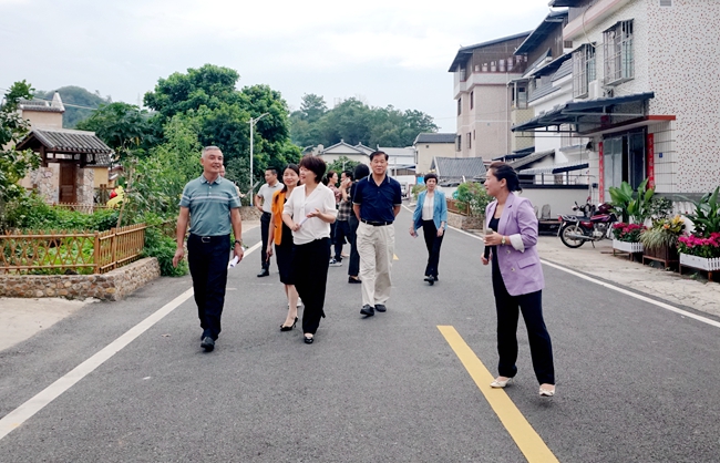 1、10月17日下午，民进梅州市委会一行赴梅县区丙村镇溪村开展“百千万工程”民主监督工作_副本.jpg