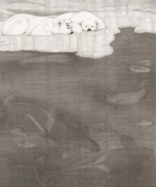 罗玉鑫，《休戚与共》240x200CM，纸本设色，2024_副本.jpg